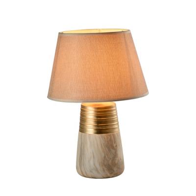 China Vintage Minimalist Ceramic Table Lamp Light Fixture Metal Indoor Lighting for sale