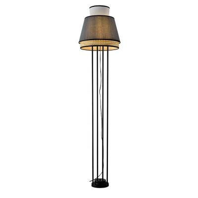 China Floor Lamp Home Romantic Fabric Home Decor Floor Lamps Art Hollow Lamps For Living Room Bedroom Stand Lighting for sale