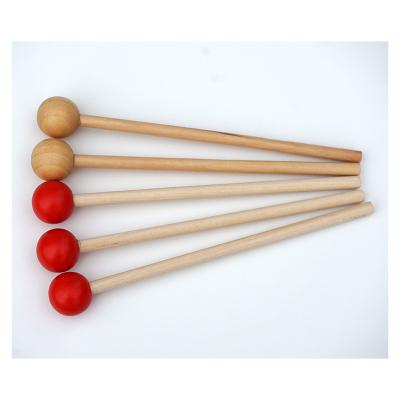 China Eco-friendly Material Wood Wooden Musical Instrument Accessories Wooden Shaker Coffee Xylophone Percussion Stick for sale