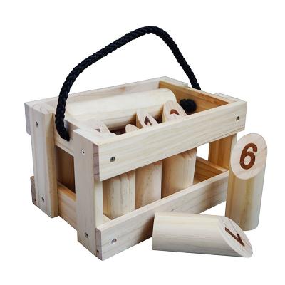 China Outdoor Number Block Tossing Wooden Throwing Game Set For Set Game Kids And Adults Wooden Number Block Throwing And Throwing Toy for sale