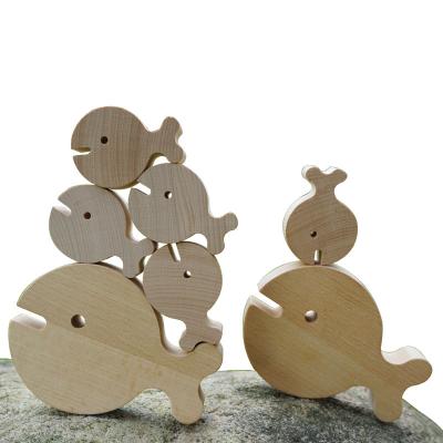 China Unfinished Wooden Animal Crafts and Shape Educational Animal Toy Europe Montessori Baby Toy Arts for sale