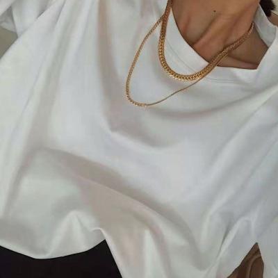 China Women Jewelry Stainless Steel Chain Necklace Lead Free Nickel Free Stainless Steel Jewelry for sale