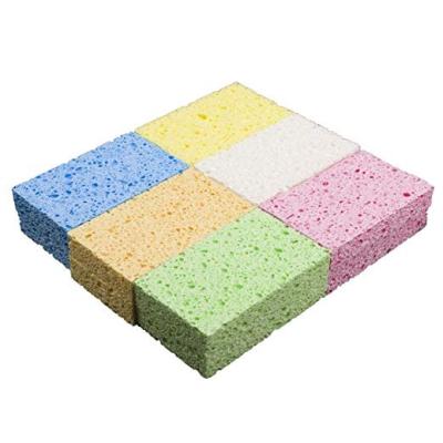 China Sustainable Eco Friendly Colorful Cellulose Kitchen Scrub Multi-Use Dishwashing Sponge for sale