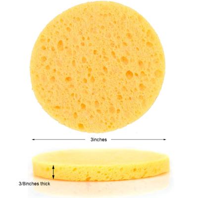 China Soft hair. Integrated frame. Safe and non-toxic. Natural Facial Makeup Spa Private Label Cosmetic Reusable Cellulose Sponge Tablet Exfoliating Face Wash Clean Sponge for sale