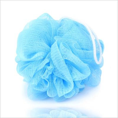 China Durable Cheap Nylon Bath Shower Ball Customized Color Exfoliating Net 40g Shower Mesh Bath Ball Loofah Sponge Loofah Soap Saver for sale