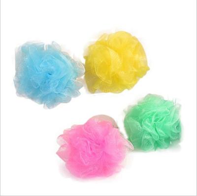 China Viable Customized Color Exfoliating Shower 40g Net Mesh Bath Ball Loofah Sponge Loofah Soap Saver for sale