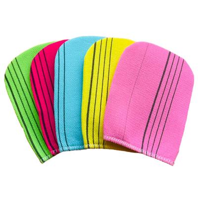 China Other Korean Exfoliating Cloth Towels Exfoliating Bath Mitt Remove Dead Skin Bath Mitt For Bathing for sale