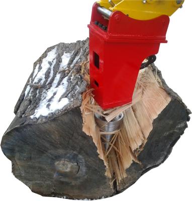 China High Strength Steel Log Splitter Firewood Screw Log Splitter For Huge Firewood for sale