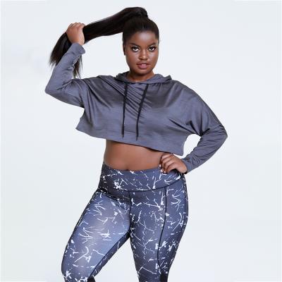 China 2021 Breathable Plus Size Fitness Suit Women's Hooded Yoga Shorts Sets Activewear High Quality Yoga Wear for sale