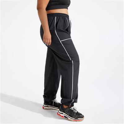 China Breathable Women High Waist Running Sports Casual Drawstring Pants Workout Gym Gym Jogger Soft Elastic Pants for sale