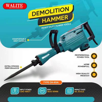 China Hot Sale 65mm Hammer Drill Machine , High Power 1050W HM-65A Hammer Drill Machine for sale