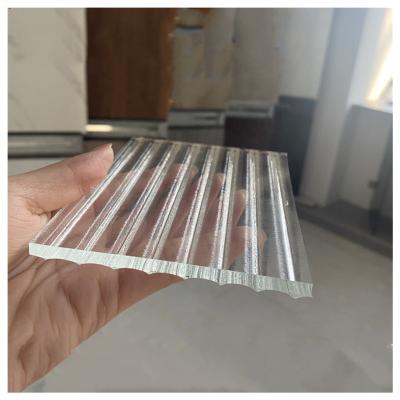 China Kitchen 3mm 4mm 5mm 6mm 8mm 10mm 12mm Fluted Tempered Glass Safety Privacy Privacy Clear Iron Low Toughened Wall Decorative Patterned Glass for sale