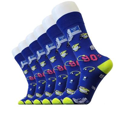 China Breathable WUYANG FACTORY Wholesale crew unisex socks custom logo men socks fashion interesting socks for women luxury for sale