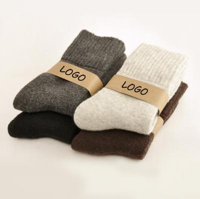 China Casual WUYANG FACTORY winter think warm socks for unisex wool socks custom logo Anti silp winter socks for sale