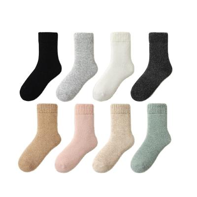 China Casual WUYANG FACTORY winter warm socks for unisex wool socks custom logo Anti silp winter socks for sale