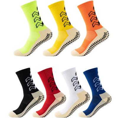 China Breathable Wuyang factory wholesale breathable anti slip soccer socks custom logo football men socks hiking sport socks for sale