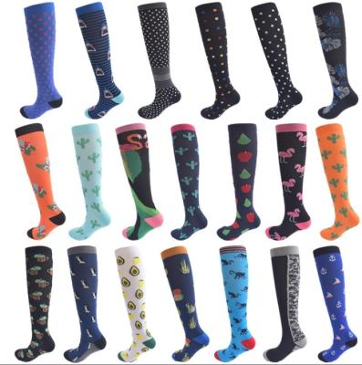 China Compression socks WUYANG FACTORY Custom Design Socks High Elastic Sport Soccer Basketball Compression Socks 20-30mmgh for Men Women MedicalSocks for sale