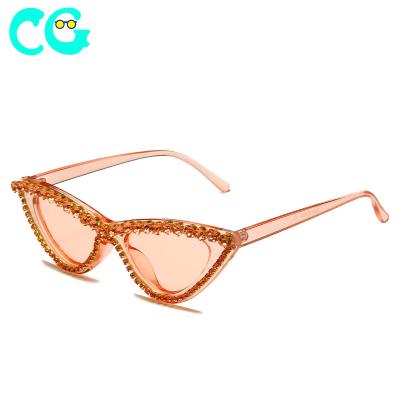 China 2021 fashion sunglasses magazine cover star with glass Rihanna concert catwalk sunglasses fashion exaggeration for sale