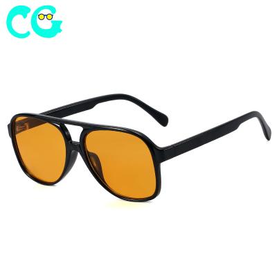 China 95144 New Fashion Sunglasses Trendy Women's Sunglasses Amazon Quality Sunglasses Refine Big Frame Sunglasses for sale