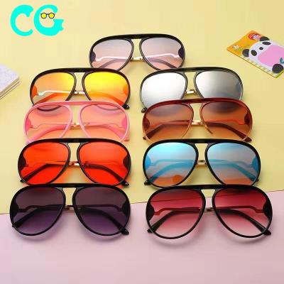 China Feminino de uv400 oculos de sol kids sunglasses boys girls mirror steam-punk fashion sunglasses 2019 fashion for sale