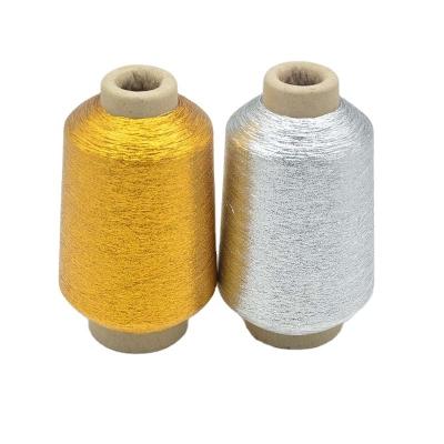 China Popular Anti-UV Rendered in Gold and Silver Type MX Color China Top Grade Metallic Yarn Knitting and Weaving for sale