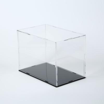 China Clear Acrylic Box Shoe Box Basketball Display Box Customized Fixed Rubber Band Display Stand Storage Customized for sale