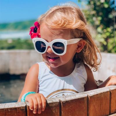 China Fashion Sunglasses 2021 Fashion Sun Glasses for Children PC Big Frame UV400 Children's Sunglasses for sale