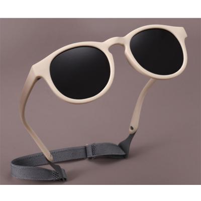 China Fashion Sunglasses Soft Silicone Polarized Lens Baby Sunglasses For 0-3 Years Infant Baby for sale