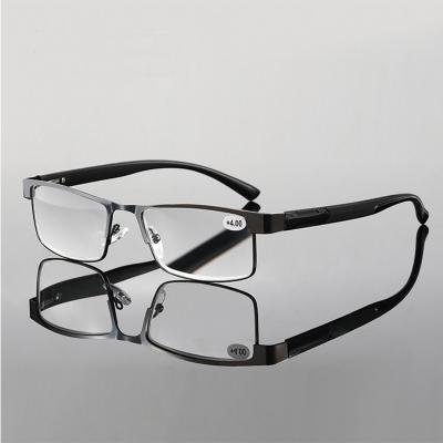 China Slim 2021 Square Classic Full Frame Reading Glasses For Men for sale