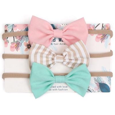 China Baby Headbands Wholesale Soft Girls Kids Headbands Baby Hair Accessories Bows For Babies for sale