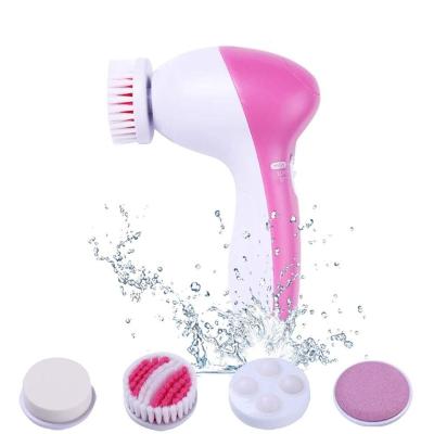 China DEEP CLEANSING 5 in 1 Brush Beauty Cleansing Brush Vibrating Blackhead Removal Brush for sale