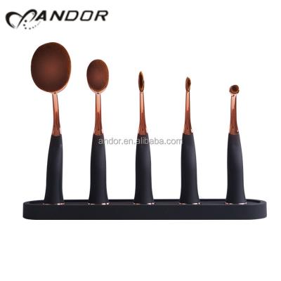 China Angular Blush New Arrival Professional 5 Pcs Magnetic Makeup Brush Set Maquillaje for sale