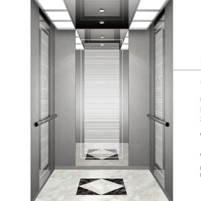 China Residential Hotel AC Home Elevator With Hairline Stainless Steel Mitsubishi Quality for sale