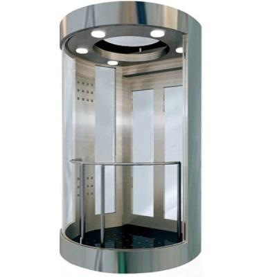 China Contemporary Shopping Mall Panoramic Elevator With Glass Cabin For Sightseeing for sale