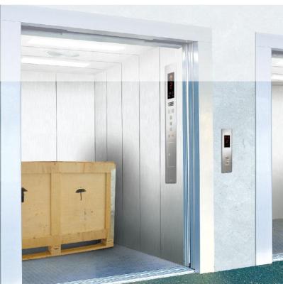 China Hotel Painted Steel Cabin Finished Freight Elevator Goods Lift Elevator for sale