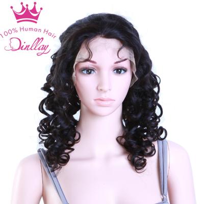 China Body Wave Wavy 13x6 Loose Wave Lace Front Human Hair Wigs Pre Plucked With Baby Hair Brazilian Hair Wig for sale