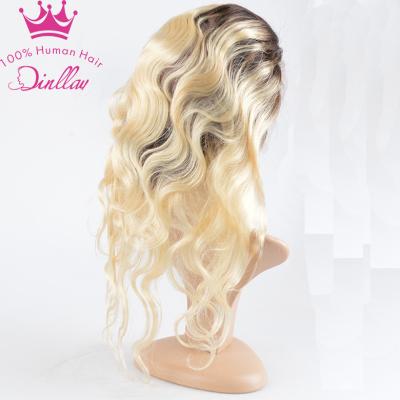 China Full Body Wave Wavy Lace Frontal 360 Body Wave Hair Pre Plucked With Baby Hair 360 Lace Frontal Seller for sale