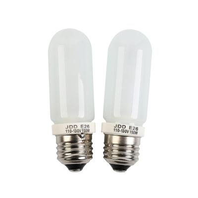 China 150 watt halogen bulb jdd e26 120v 150w indoor lighting halogen frosted lamp bulb cover for sale