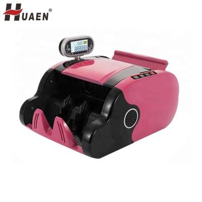 China IR Bill Value Pink Bank Counter Cash Counting Machine for sale