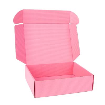 China Customized cartoon printed corrugated children's wear webshop shipping box for sale