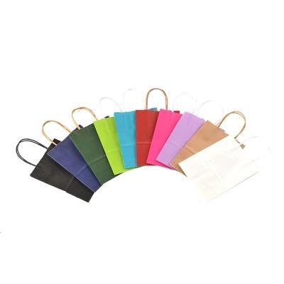 China 100% Recyclable Recyclable Custom Color Logo Printed Kraft Paper Bags for sale