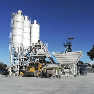 China HZN60 60m3/h Prepared Concrete Mixing Plant Concrete Batching Plant Precast Concrete Sleepers Pipe 1500L for sale