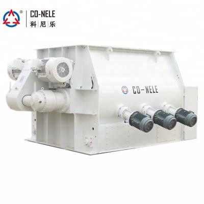 China Mator Dry Production Line Double Shaft SW6000 Paddle Dry Mortar Mixer For Automatic Dry Mortar Line for sale