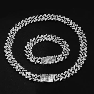 China High Quality Cuban Link Chain Necklace Cuban Fork Chain Product for sale