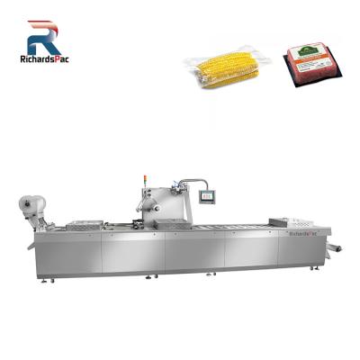 China Food High Production Vacuum Packing Machine For Cheese Butter Dairy Products Thermoforming Packing Machine For Food Meal Bacon for sale