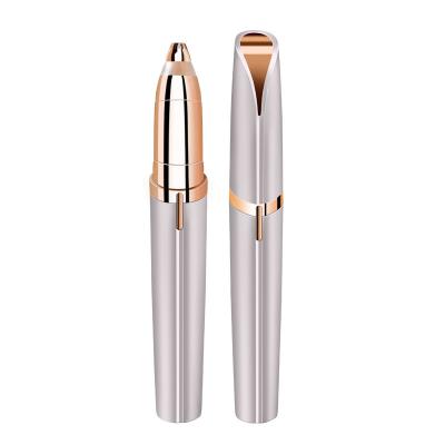 China 2022 Rechargeable Mini Painless Eyebrow Blade Trimmer Beauty Care Products Women Dermaplaning Eyebrow Razor Portable Shaver for sale