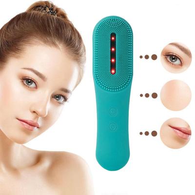 China 2022 New Skin Rejuvenation Product Ultrasonic Sonic Facial Cleansing Brush Skin Scrubber, Vibrating Waterproof Face Brush Face Beauty Equipment) for sale