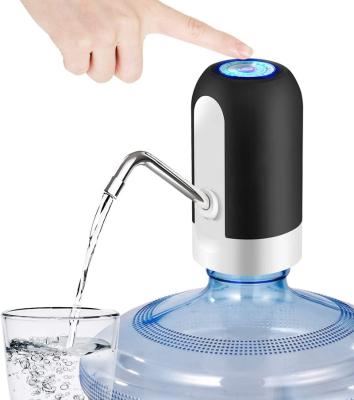 China One-button operation straining water pump new for Home Office and camping electric water bottle pump USB drinking water dispenser portable pump for sale