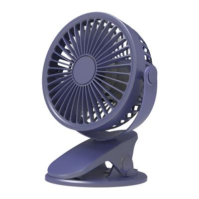 China Portable Mini Cooling Clamp Fans USB 360 Degree Fan Mini Clamp Fan Rechargeable Vehicle Mounted Free Rotating Charging for sale