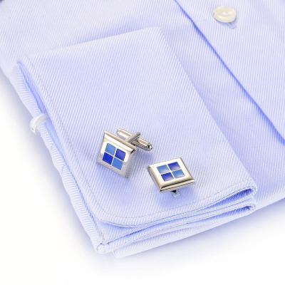 China High Quality Factory Fashion Wholesale Custom Mens Jewelry 926 Sterling Silver Luxury Men's Cuff Links for sale